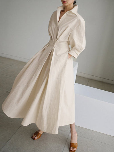 Dames Maxi Jurk Vintage Halslijn Zomer Elegante Lange Jurk 2