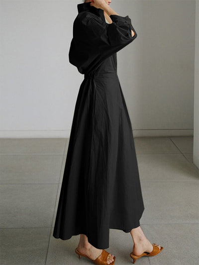 Dames Maxi Jurk Vintage Halslijn Zomer Elegante Lange Jurk 5
