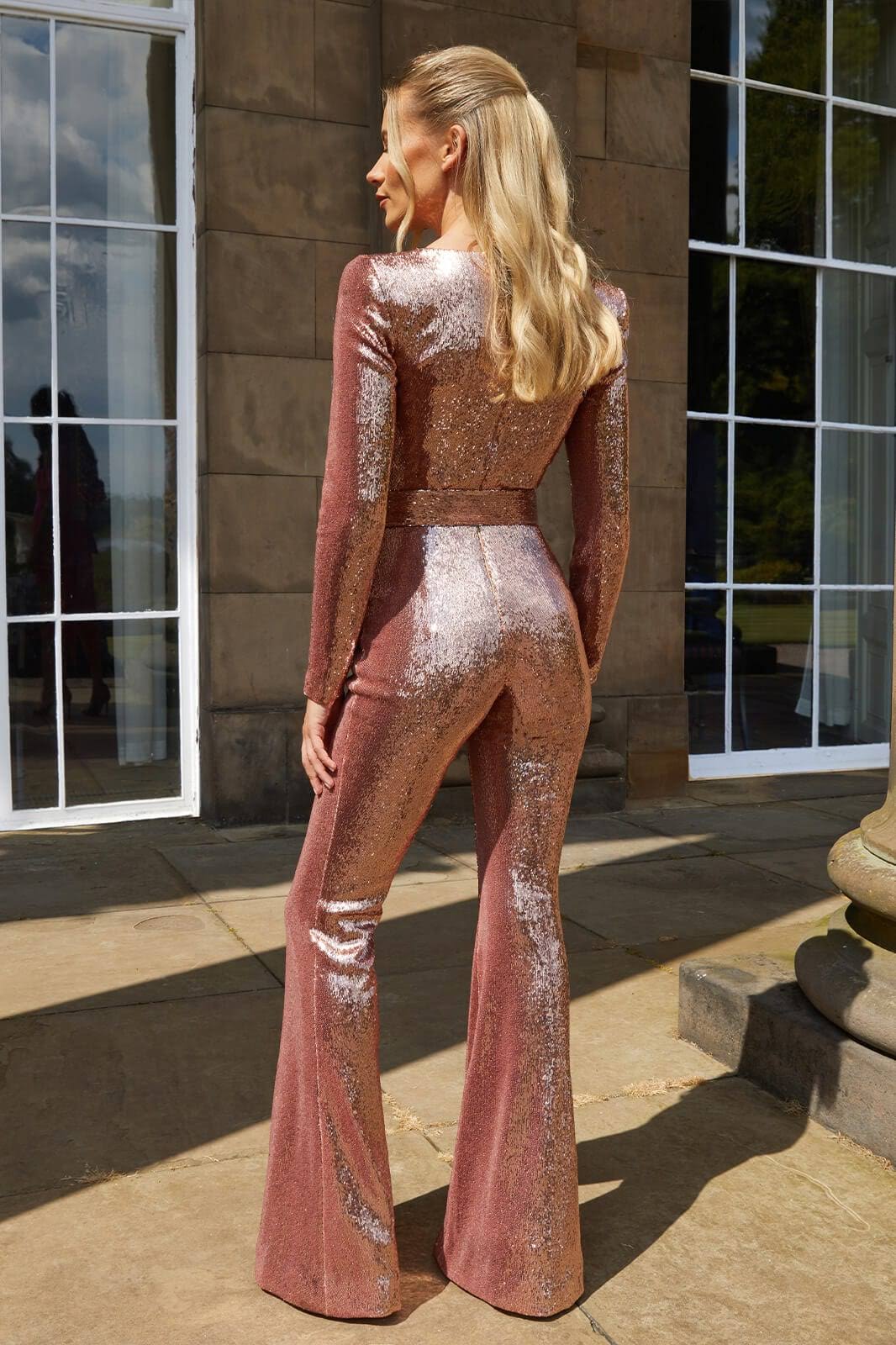 Dames Jumpsuit Zwart Met Rits Feestelijk 5