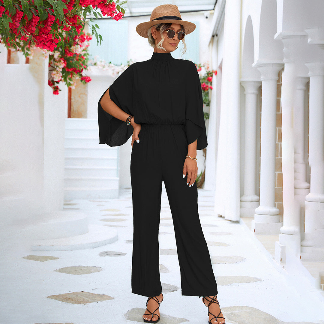 Dames Jumpsuit Zomer Verstelbare Bandjes Met Zakken 3
