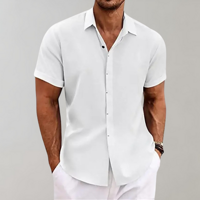 Variant image for Heren Polo Kraag Knoopsluiting Zwart Katoen-25