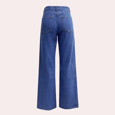 Dames Baggy Jeans Hoge Taille Rekbare Denim 5