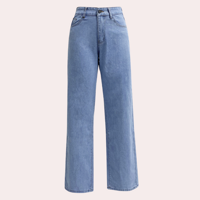 Dames Baggy Jeans Hoge Taille Rekbare Denim 6