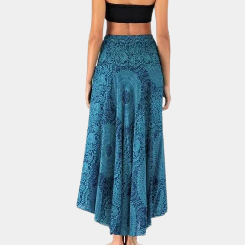 Dames Maxi Rok Bohemian Print Lichtgewicht Zomer 3
