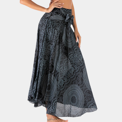 Variant image for Dames Maxi Rok Bohemian Print Lichtgewicht Zomer-16