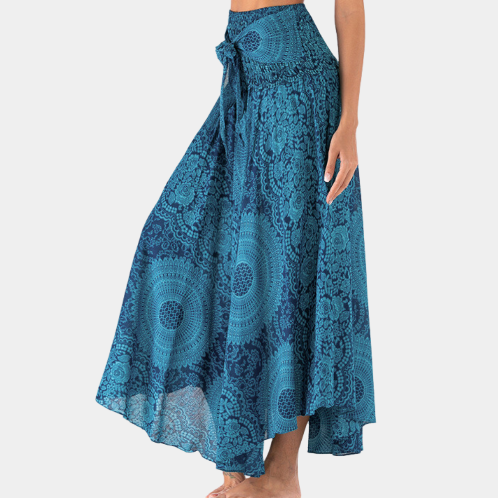 Dames Maxi Rok Bohemian Print Lichtgewicht Zomer 4