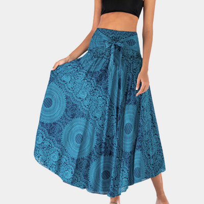 Dames Maxi Rok Bohemian Print Lichtgewicht Zomer 2