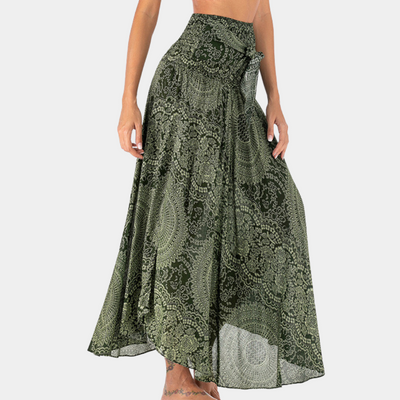 Dames Maxi Rok Bohemian Print Lichtgewicht Zomer 5