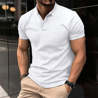 Heren Polo Shirt Katoen Met Kraag En Knoopsluiting Zomer 2