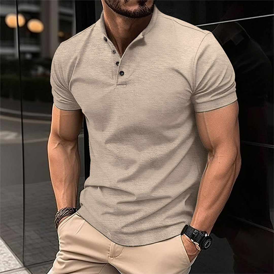 Heren Polo Shirt Katoen Met Kraag En Knoopsluiting Zomer 4