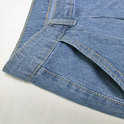 Dames Spijkerbroek Losse Pasvorm Polyester Zomer 5