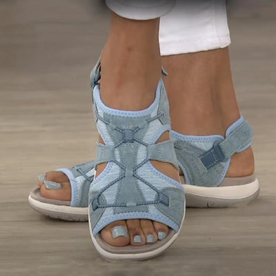 Dames Sandalen Lichtgewicht Ergonomisch Blauw Roze Khaki Zwart Wit 1