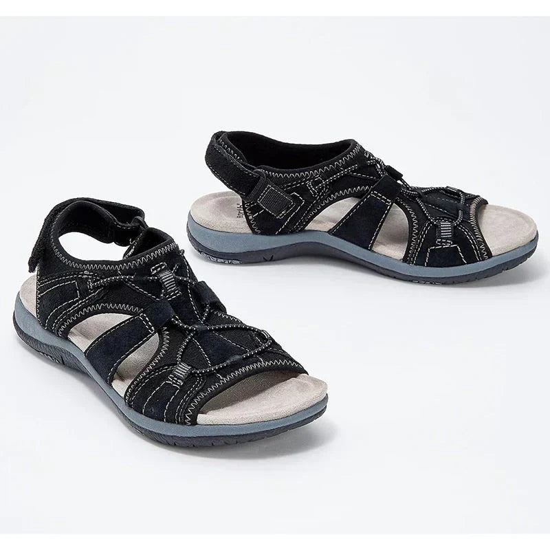 Variant image for Dames Sandalen Lichtgewicht Ergonomisch Blauw Roze Khaki Zwart Wit-27