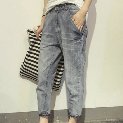 Dames Spijkerbroek Casual Zomerjeans Polyester 2