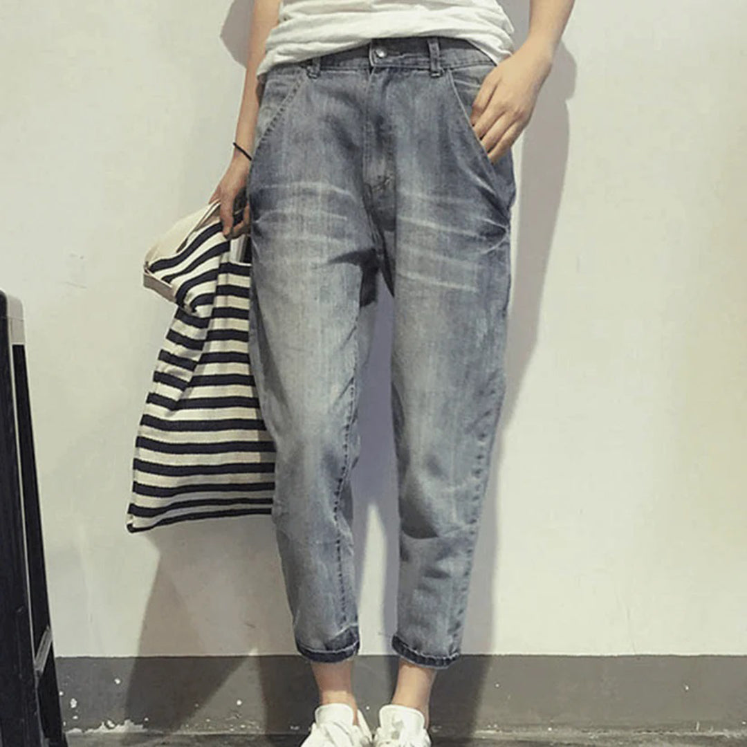 Dames Spijkerbroek Casual Zomerjeans Polyester 1