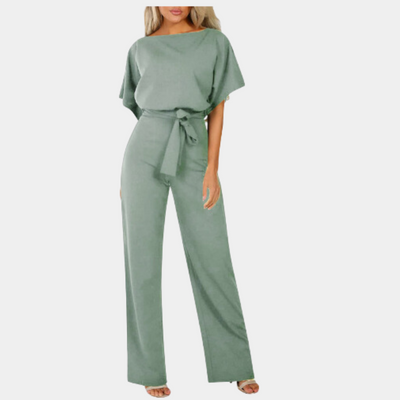 Dames Jumpsuit Zwart Katoen Met Comfortabele Pasvorm 5