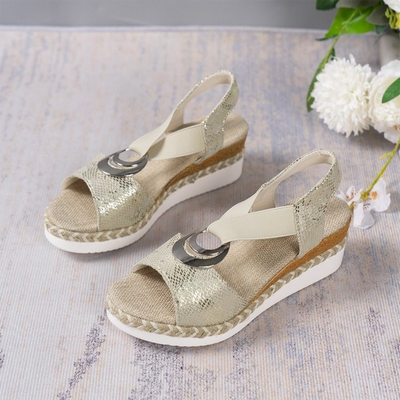 Dames Zomer Sandalen Multicolor Peep-Toe Lichtgewicht 2