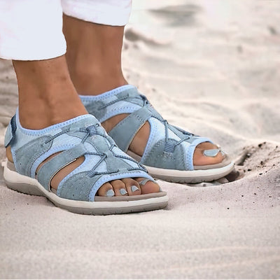 Dames Sandalen Lichtgewicht Ergonomisch Blauw Roze Khaki Zwart Wit 3