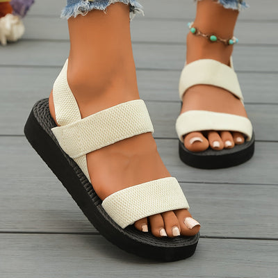 Variant image for Zwarte Dames Sandalen Met Hak Enkelbandjes Slip-On-5