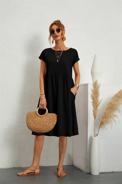 Variant image for Damesjurk Aisha Elegante Pasvorm Zomer Katoen-11