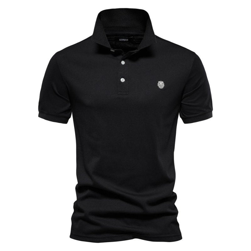 Heren Polo Shirt met Kraag en Knoopsluiting Katoen 1