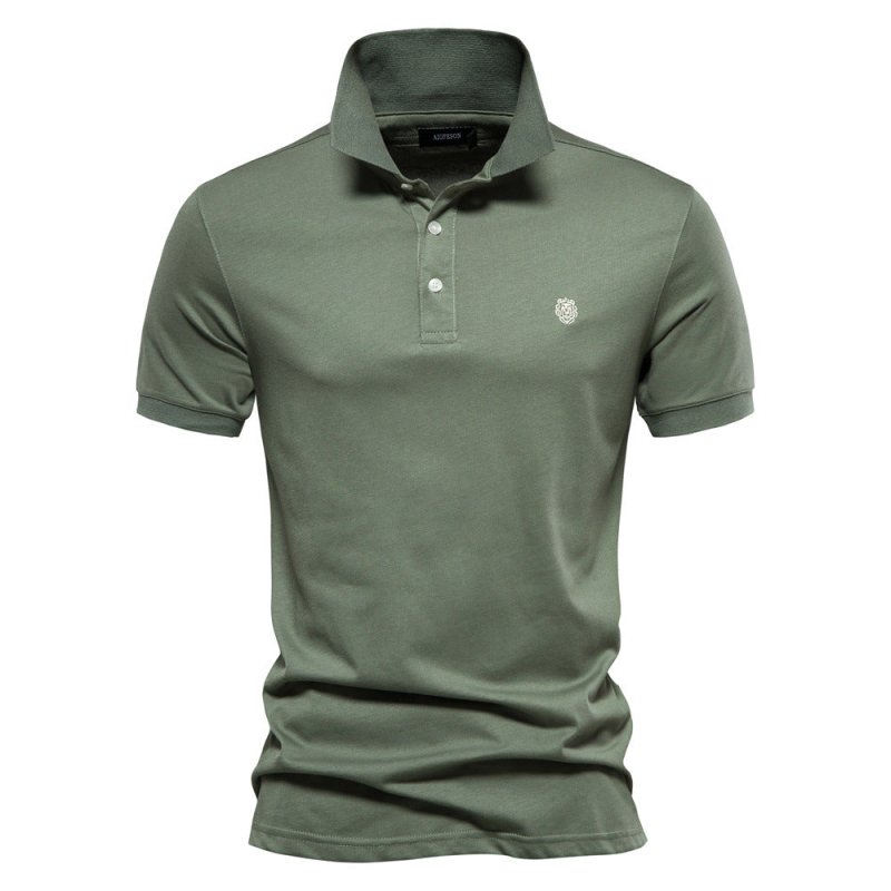 Variant image for Heren Polo Shirt met Kraag en Knoopsluiting Katoen-16