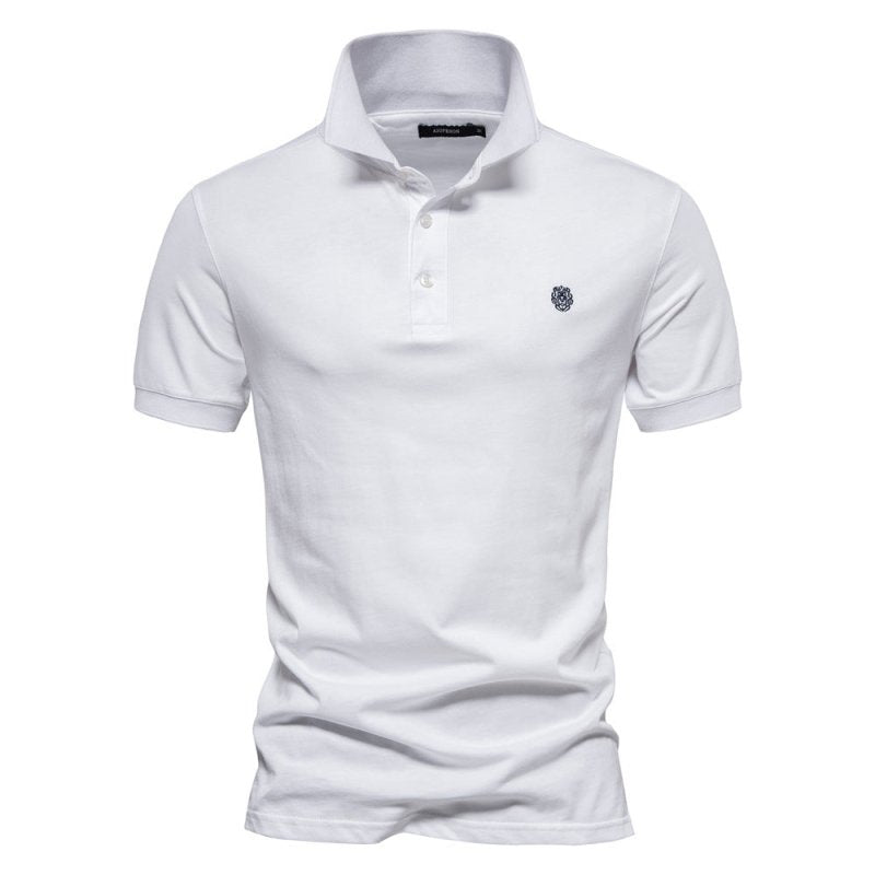 Heren Polo Shirt met Kraag en Knoopsluiting Katoen 5