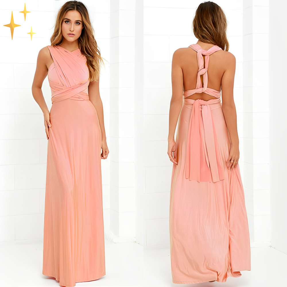 Dames Maxi Wikkeljurk Celadon Met Flatterende Pasvorm 5