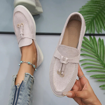 Dames Loafers Wit Ondersteunend Comfortabel 5