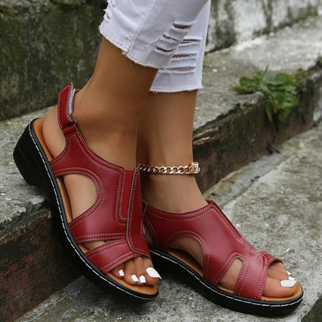 Dames Sandalen Comfortabel Gedempte Voetbedden Orthopedische Ondersteuning 2
