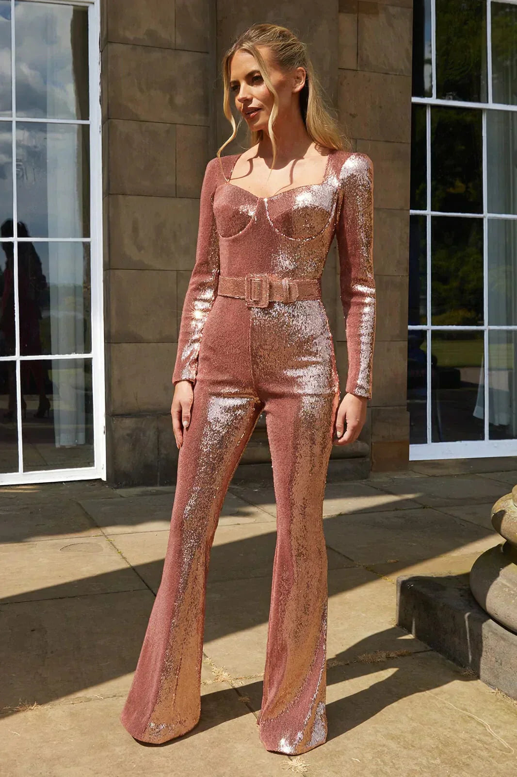 Dames Jumpsuit Zwart Met Rits Feestelijk 6