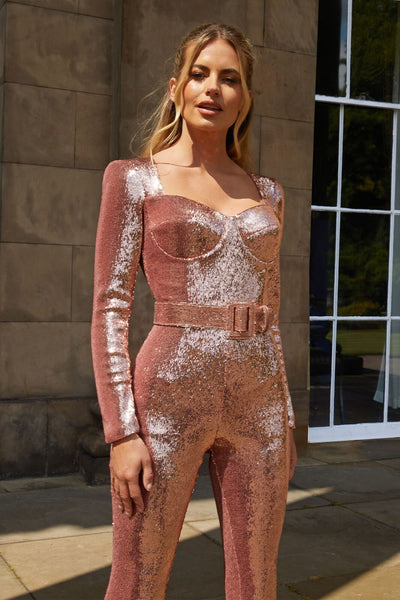 Dames Jumpsuit Zwart Met Rits Feestelijk 4